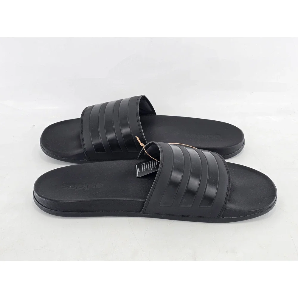 Adidas Adilette Comfort Slides Mens Size 17 Black GZ5896 - New